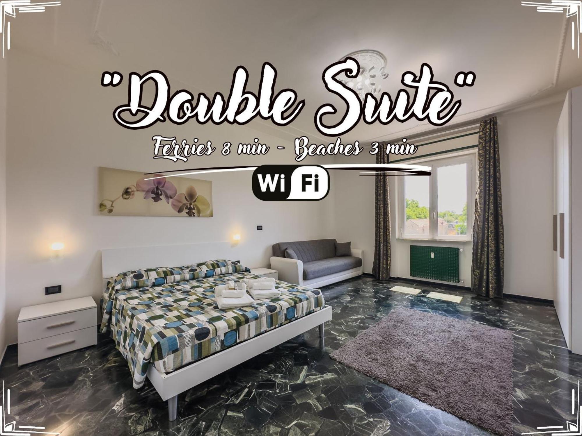 Double Suite - Ferries 7 Min - Beaches 3 Min Quiliano Kültér fotó